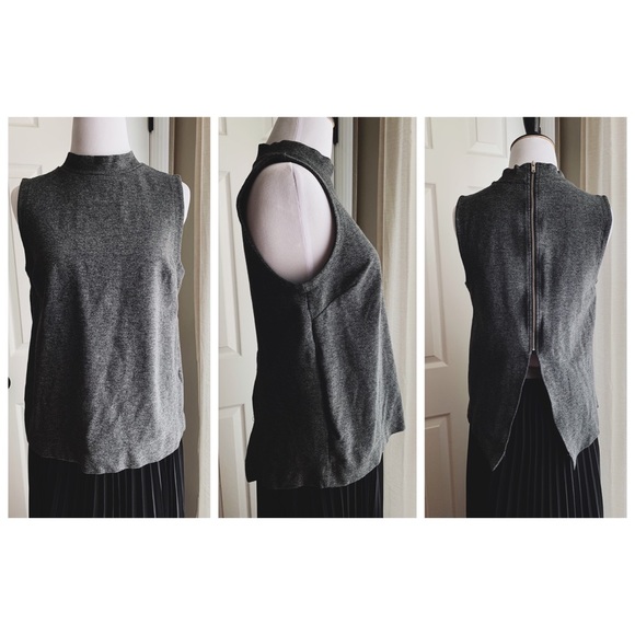 Banana Republic Grey Sleeveless Top - Picture 4 of 5